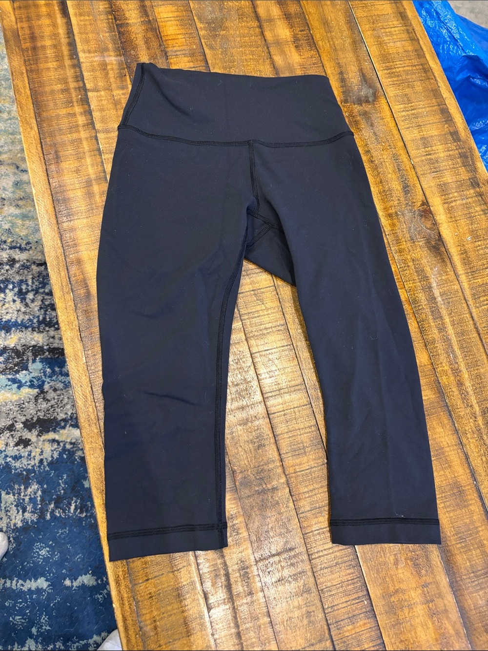 lululemon athletica Kids Black Capri Leggings